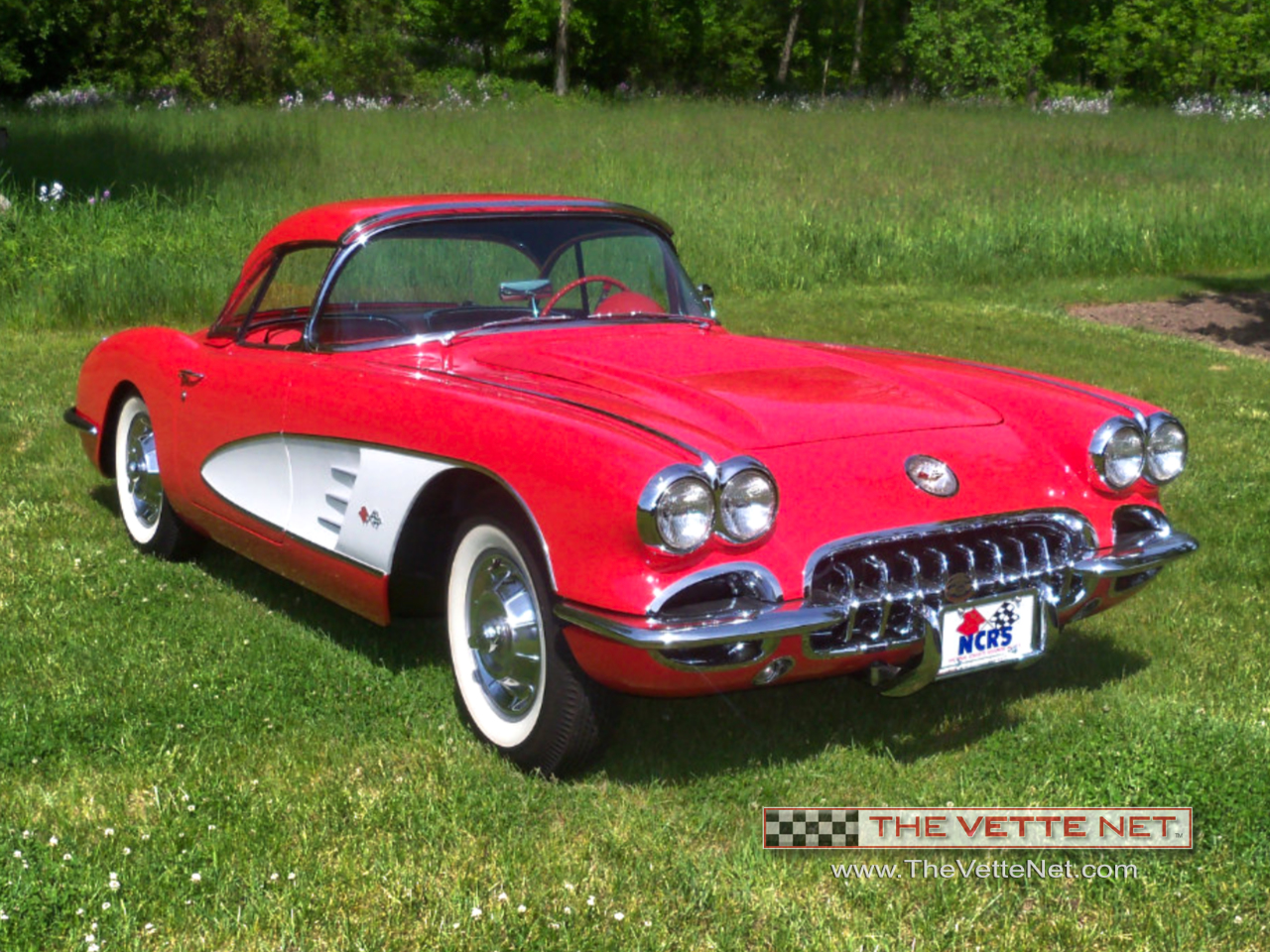 TheVetteNet.com - 1958 Corvette Signet Red